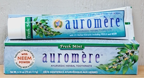 Auromere Toothpaste - Fresh Mint